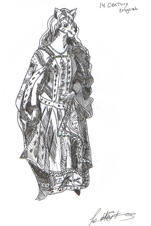tahira in medevil dress by crystal2