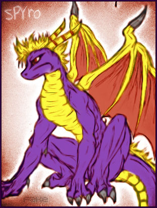 Spyro The Dragon by crystalline_galux