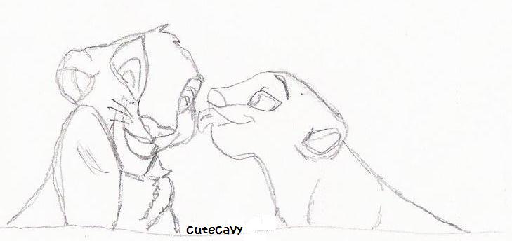 Simba and Nala by cuTecavy
