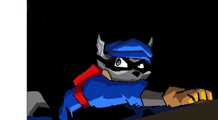 Sly Cooper- ms paint by cursed