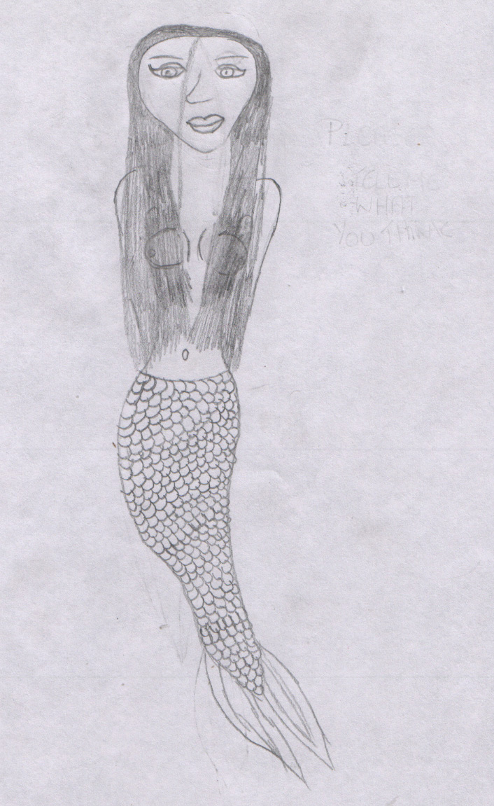 Topless Mermaid by cutechick2005