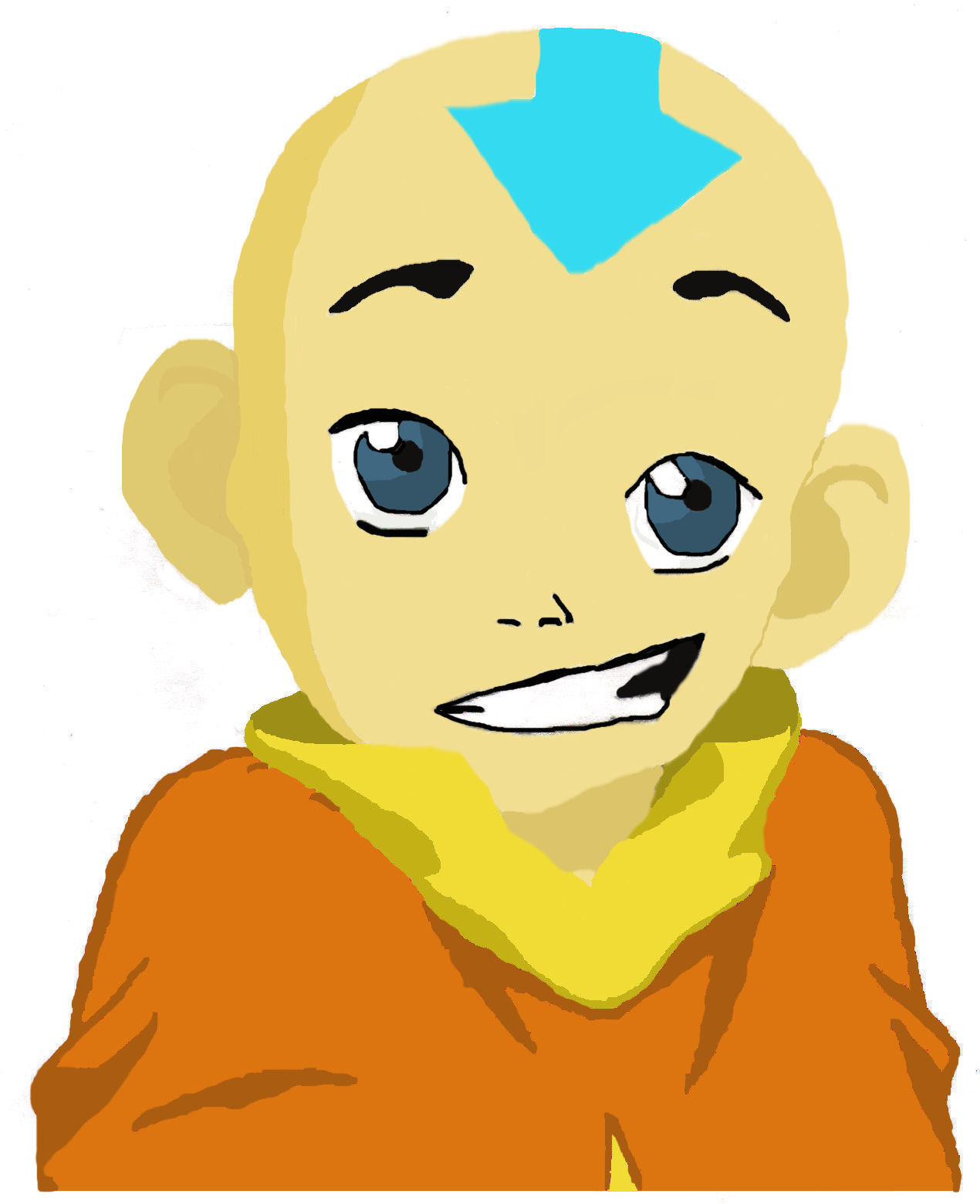 Aang colored!!! by cutiealue13