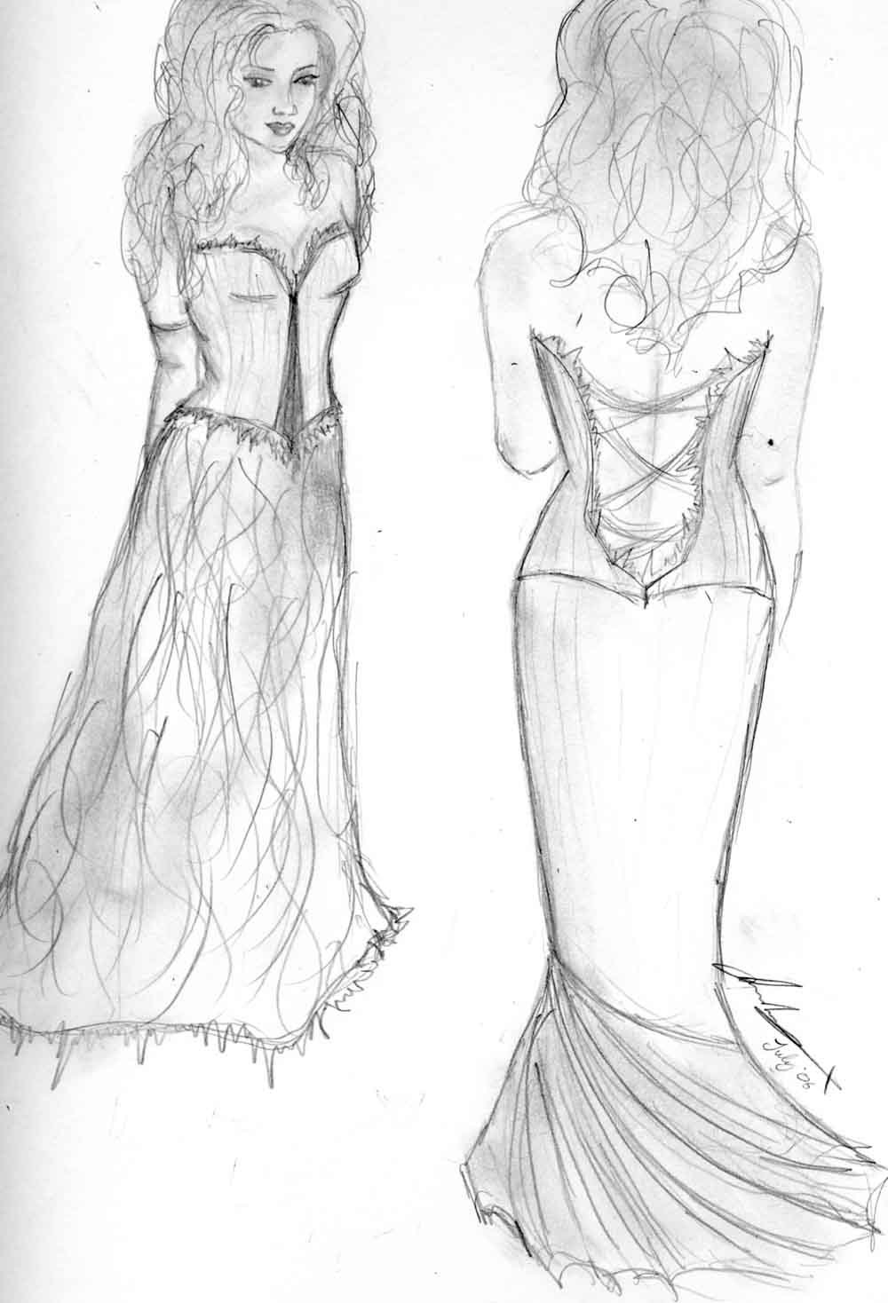 Evening gown by cyber_gurl23