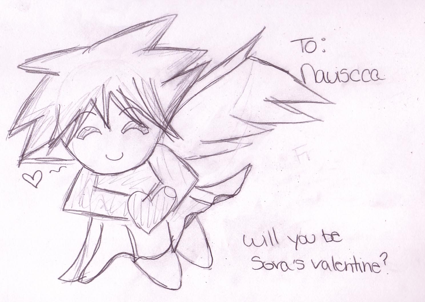 *request* Will you be Sora's Valentine? by cyberkitty13