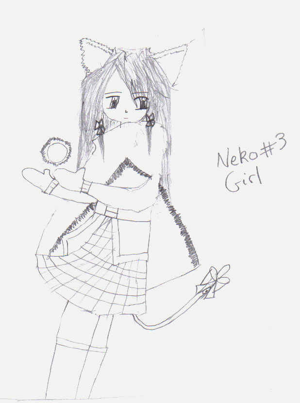 Neko girl 3 by cyborg_katyuska