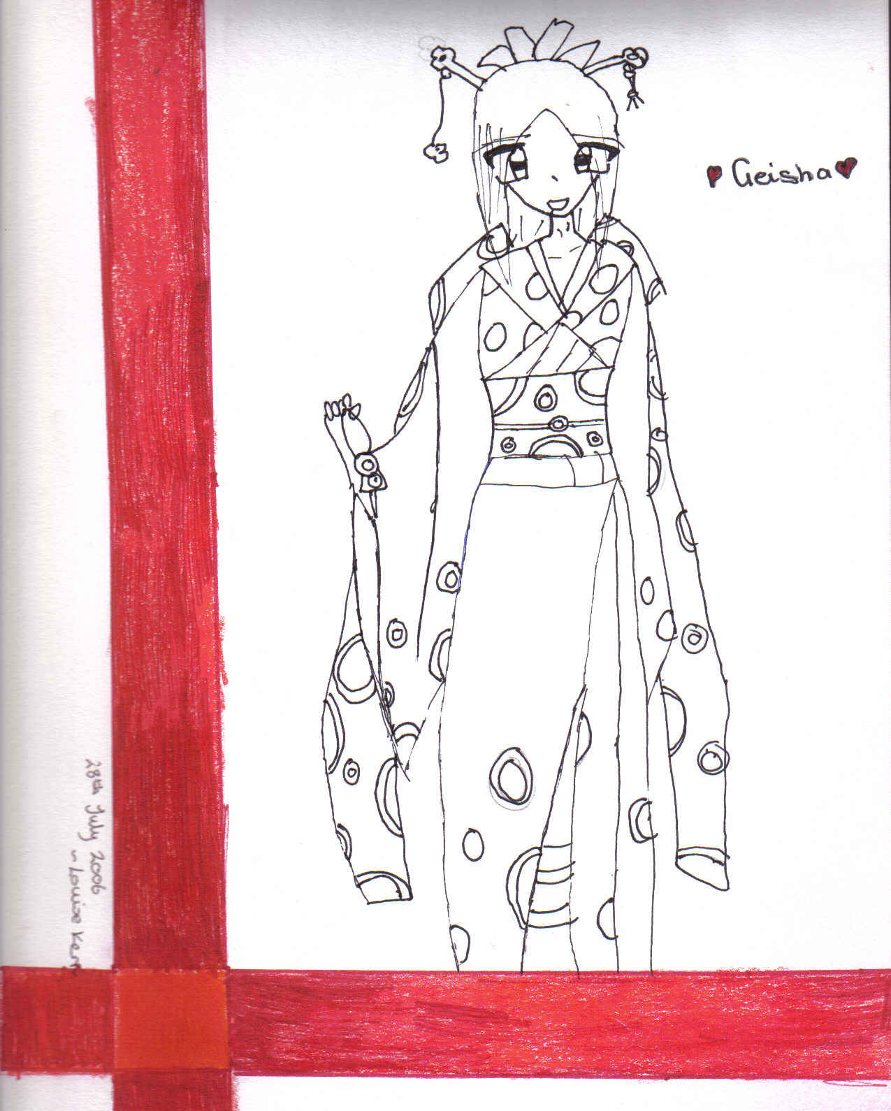 Geisha ~penned~ by cyborg_katyuska