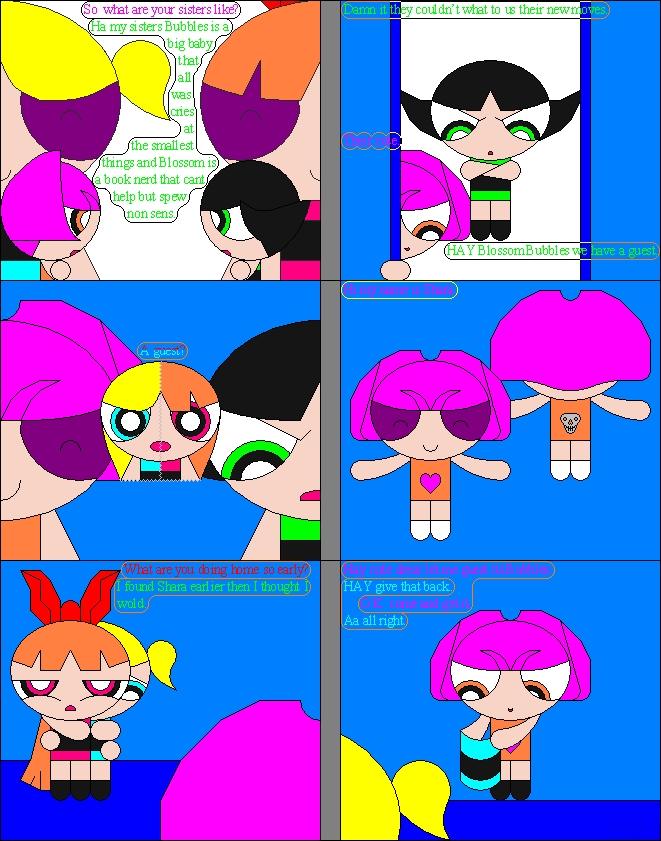 THE ADVENTURES OF SHARA AND THE PPG(page 3) by D1A1M1