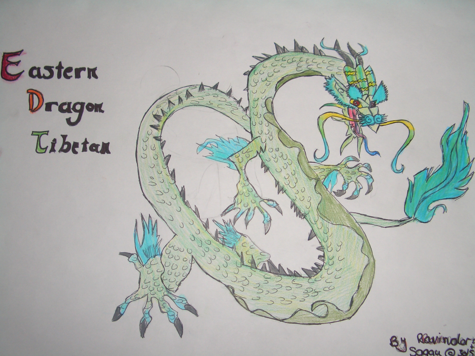 eastern dragon tibetan by DARKNESS_QUEEN13