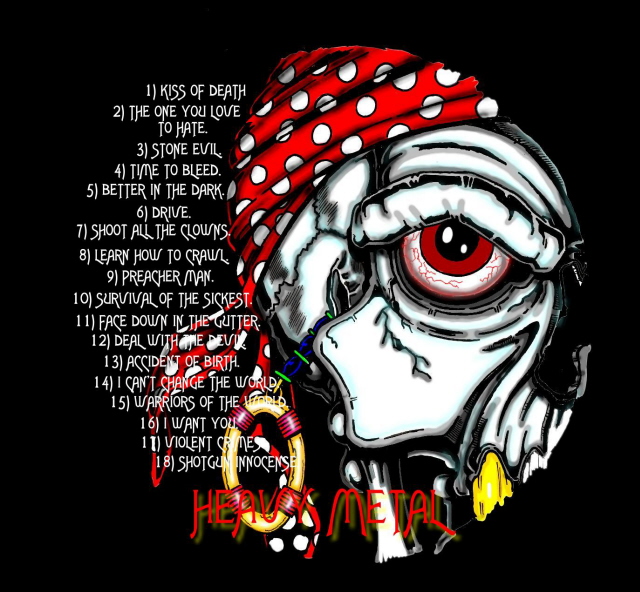 cd label skull by DARK_REIGN