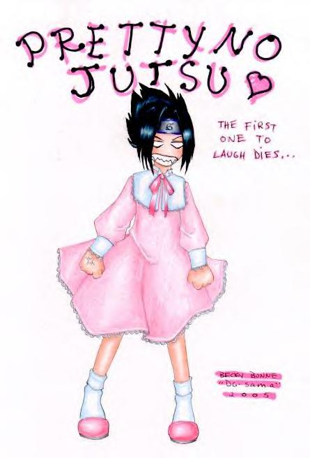 Pretty no Jutsu- Sasuke by DG-sama
