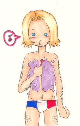 Shaving Fun France by DG-sama