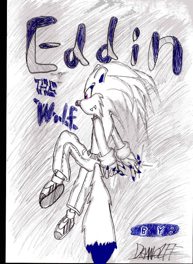 Hand drawn Eddin the Wolf by DaWolff