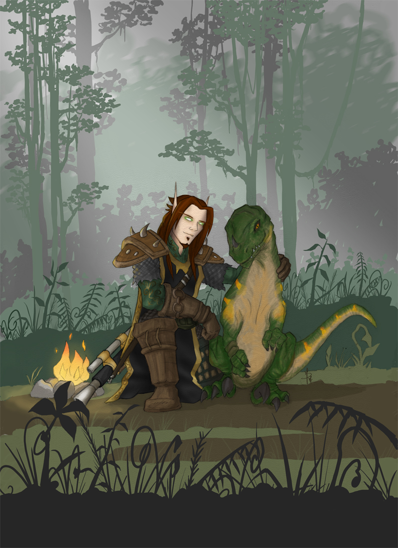 Tagren, Blood Elf Hunter by Daennika