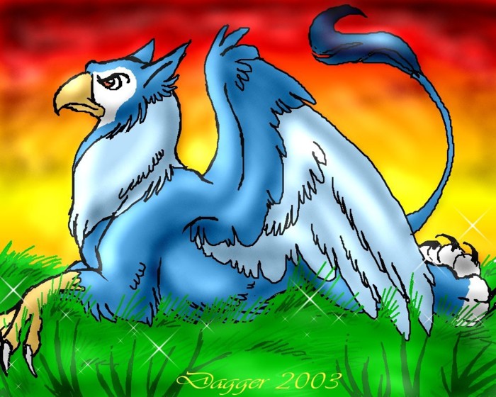 Blue Griffin by Dagger