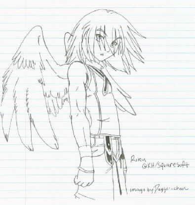 Riku with wings by Dagger