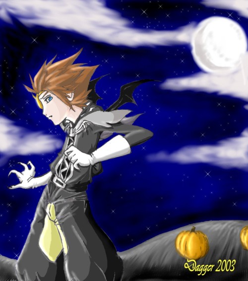 Sora's Halloween Town Outfit by Dagger