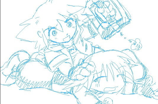 Sora and Riku by Dagger