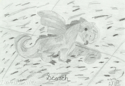 Scorch beanie baby by Dairu_san