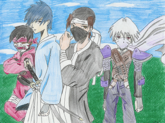 Ninjas attack by Dairu_san