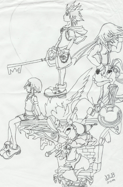 Kingdom Hearts (cover page) by Dairu_san