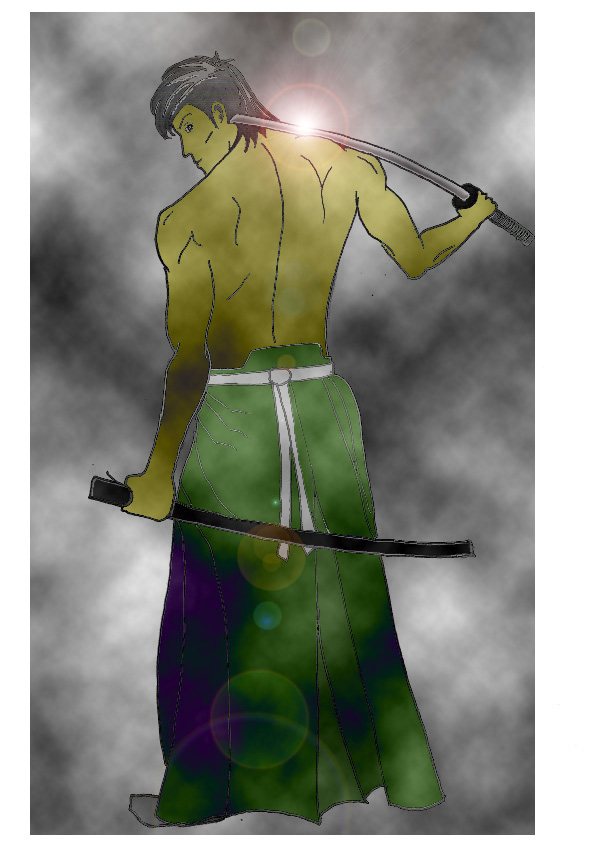 Samurai - coloured by DaneLurex