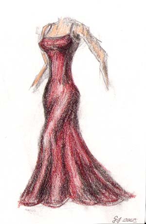 Red dress by DaneLurex