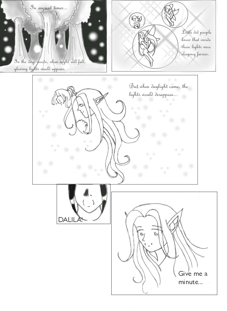 Mysts of Faeries pg 1 by DaniSm