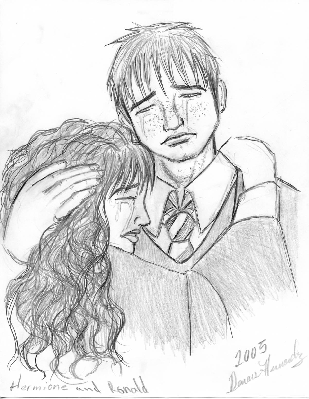 -Ron & Hermione-(HBP) by DannyH