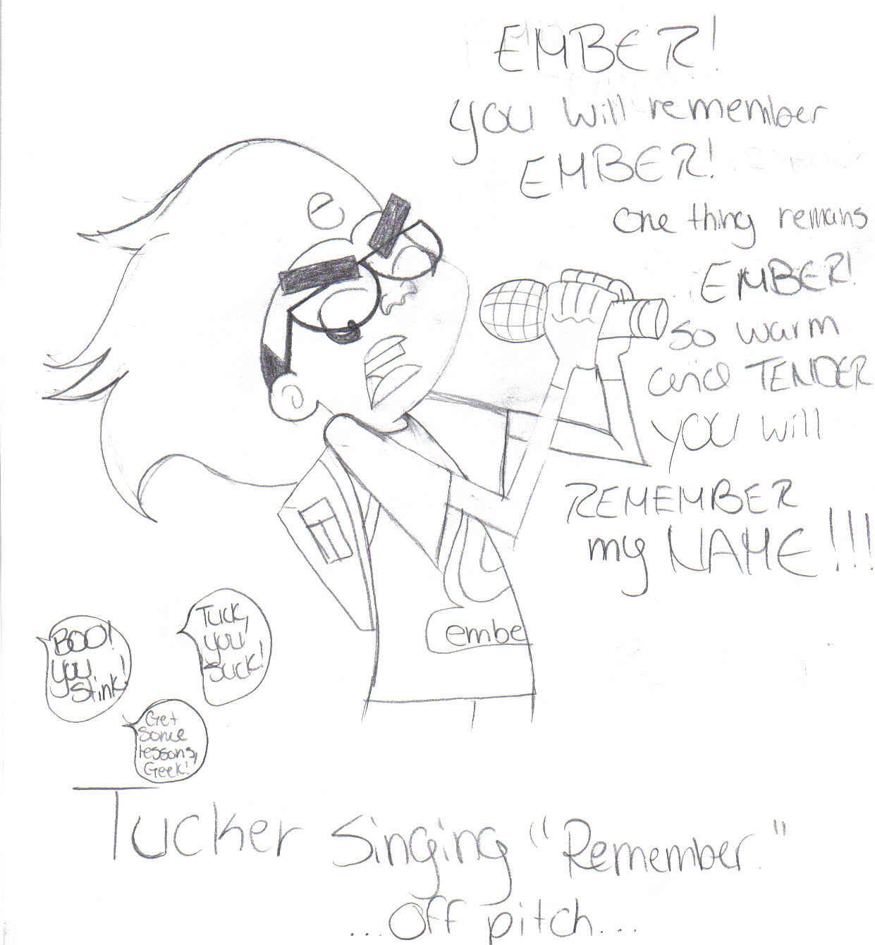 Tucker singing Remember by DannyPhantomLover