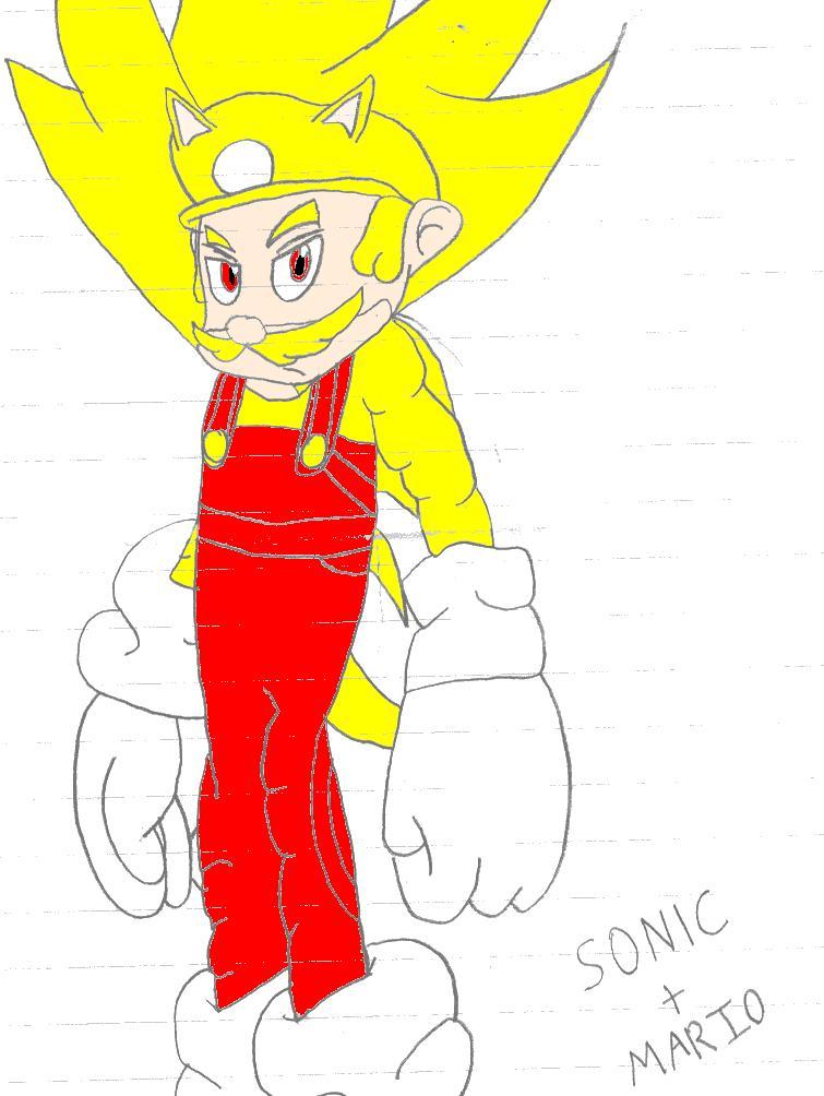 Super Sonario (Sonic+Mario) by Danny_the_Street_Fighter_Panda