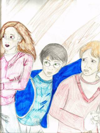Hermione, Harry and Ron by Dannyandharryaremine333