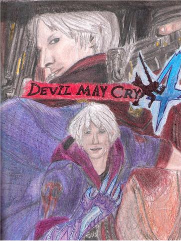 Devil May Cry 4 Cover Sketch by DanteVergilLoverAR