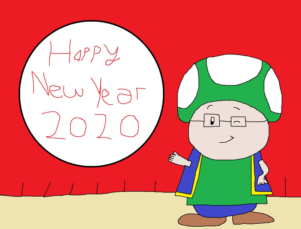 Toadius Wishes You A Happy New Year by Dariusman143