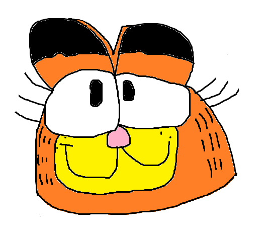 Garfield Face by Dariusman143