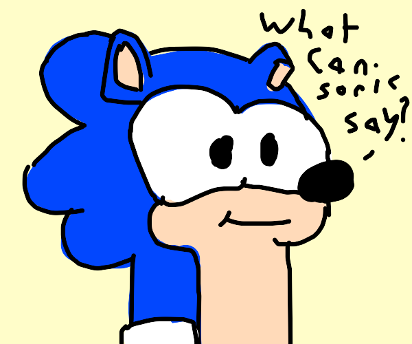 What Can Sonic Say? by Dariusman143