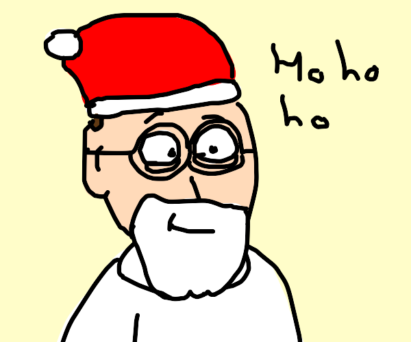 Peter Griffin with Santa Hat and Beard by Dariusman143