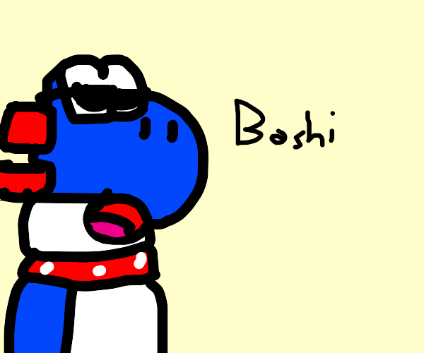 Boshi the Blue Yoshi by Dariusman143