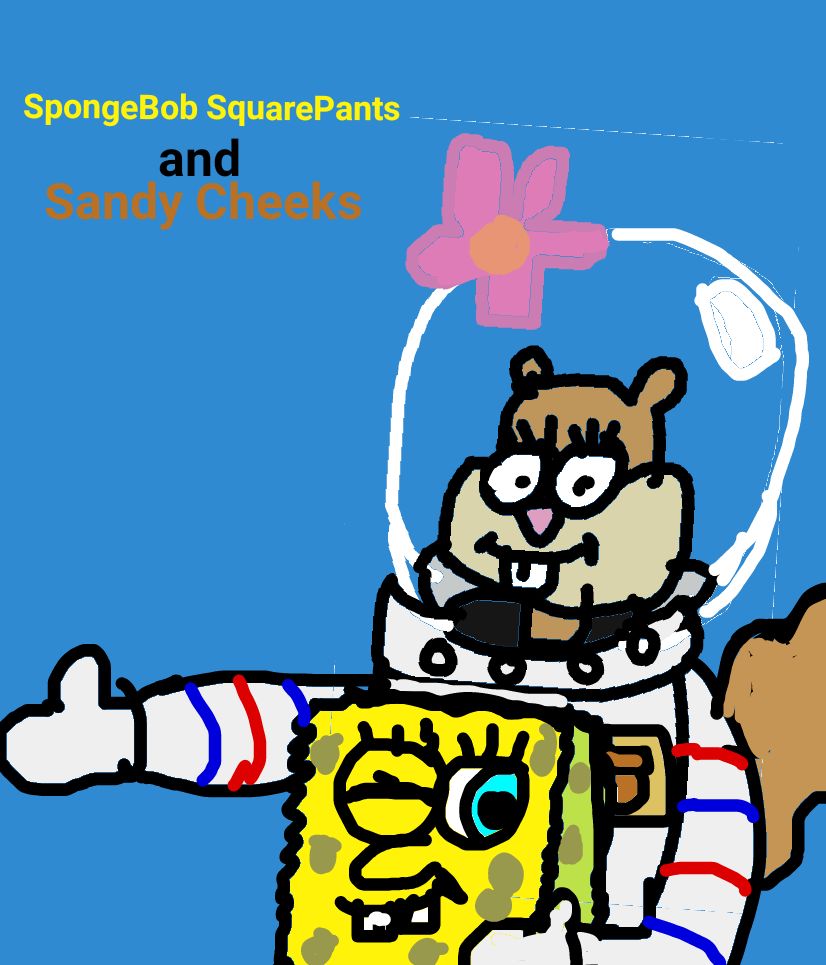 SpongeBob and Sandy by Dariusman143
