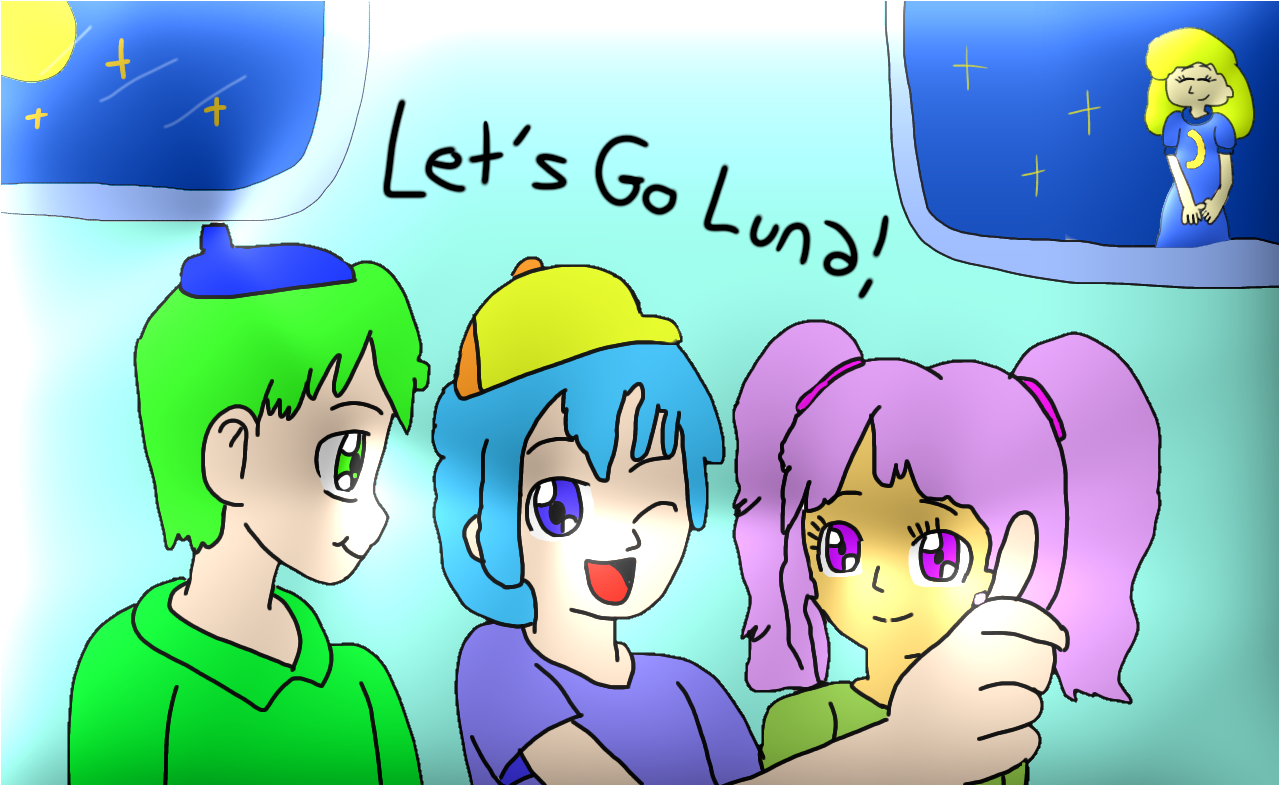 Leo Andy Carmen and Luna Humanized by Dariusman143