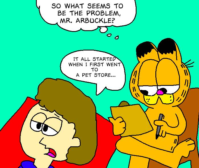 Psychiatrist Garfield by Dariusman143