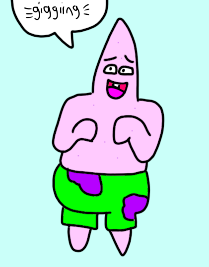 giggling patrick by Dariusman143