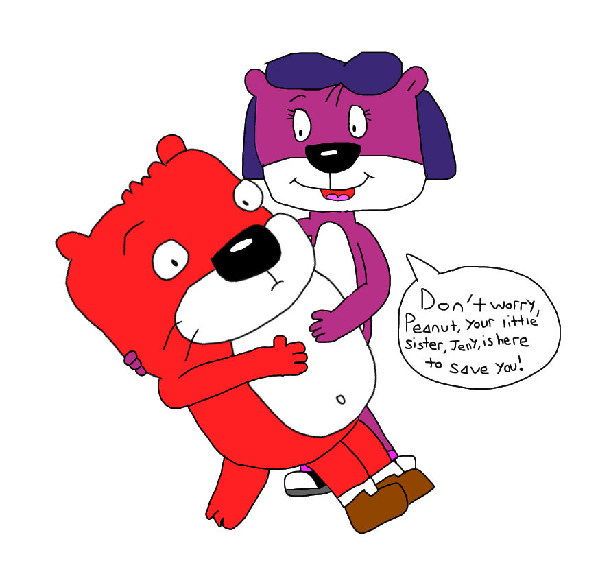 Jelly Carries Peanut by Dariusman143