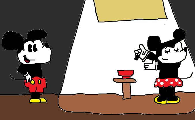 minnie does magic by Dariusman143