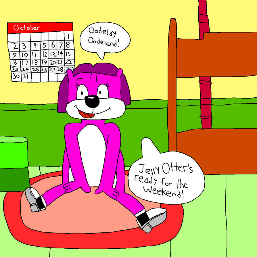 Jelly Otter's ready for the weekend by Dariusman143