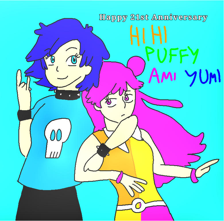 Happy 21st anniversary, Puffy AmiYumi by Dariusman143