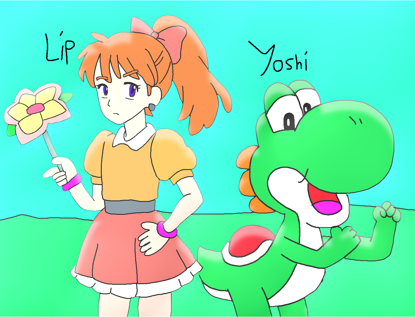 Lip and Yoshi by Dariusman143