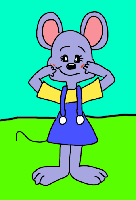 Matilda Mouse being cute by Dariusman143