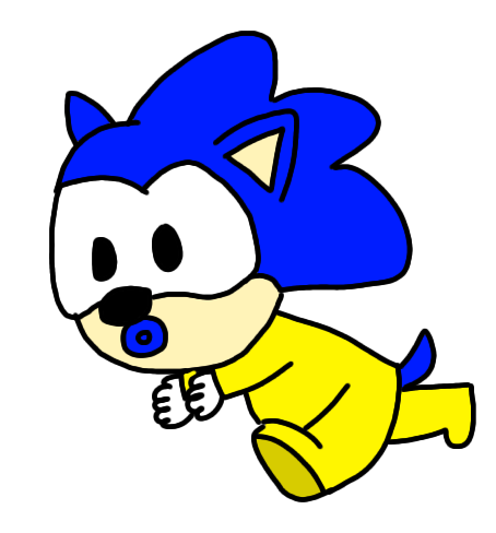 baby sonic by Dariusman143