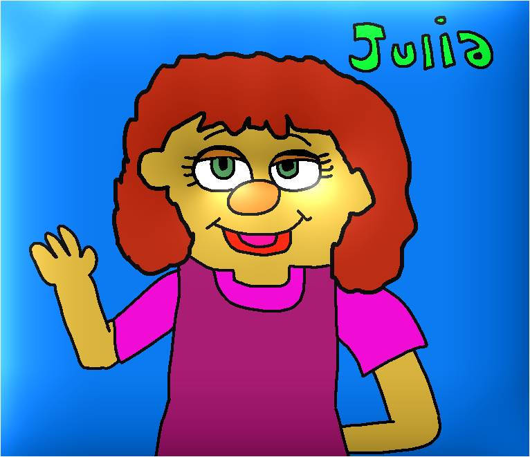 Julia from Sesame Street by Dariusman143