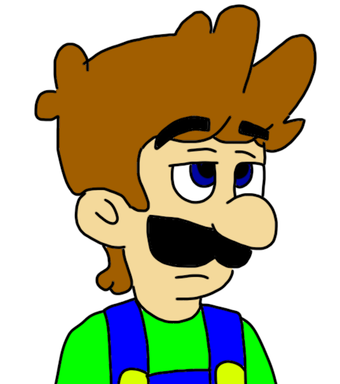 hatless luigi by Dariusman143